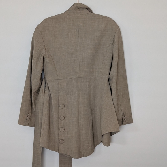 Studio Darri Wool Blend Assymetric Jacket minimalist Blazer Size Small - Picture 7 of 15